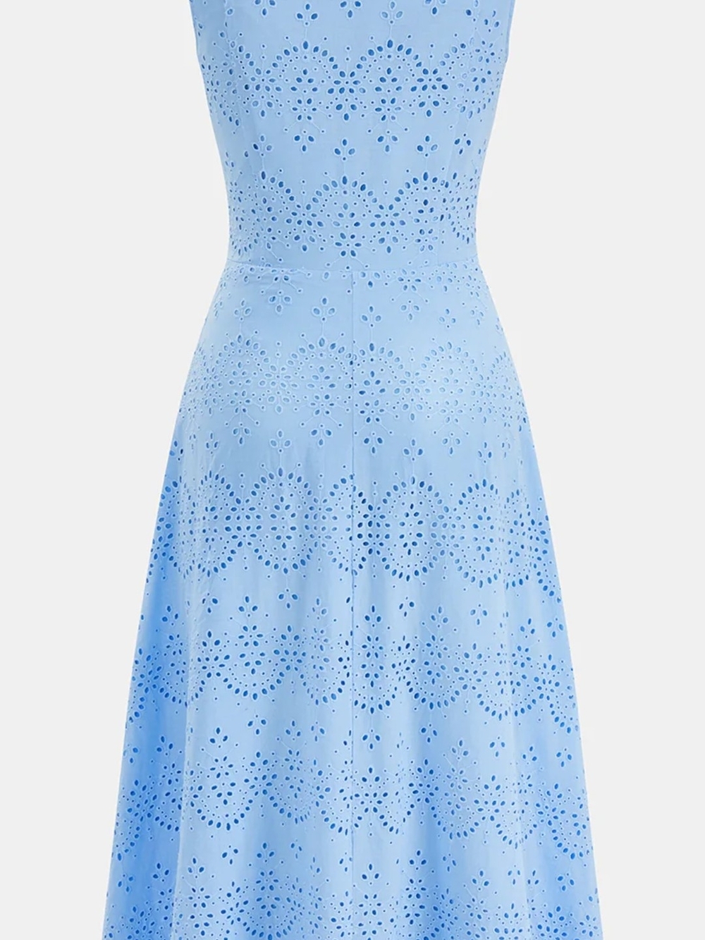 Commense Light Blue Eyelet Maxi Dress - Picture 2 of 5